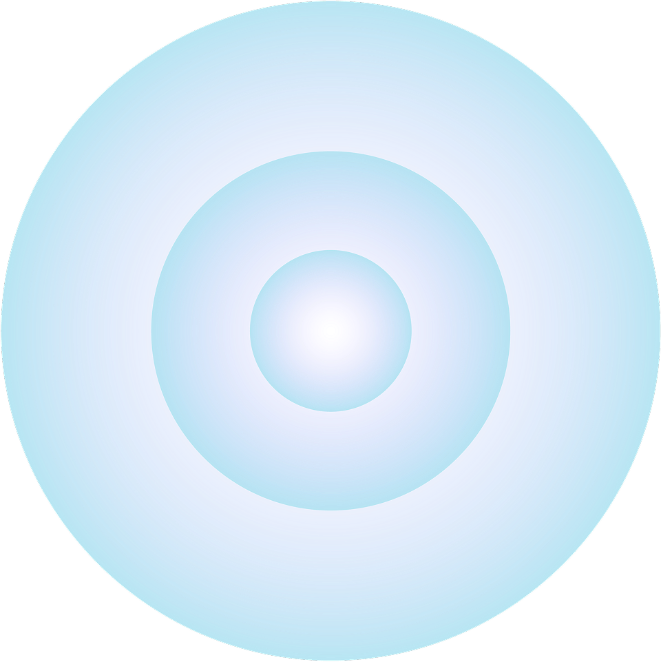 Blue circle gradient background