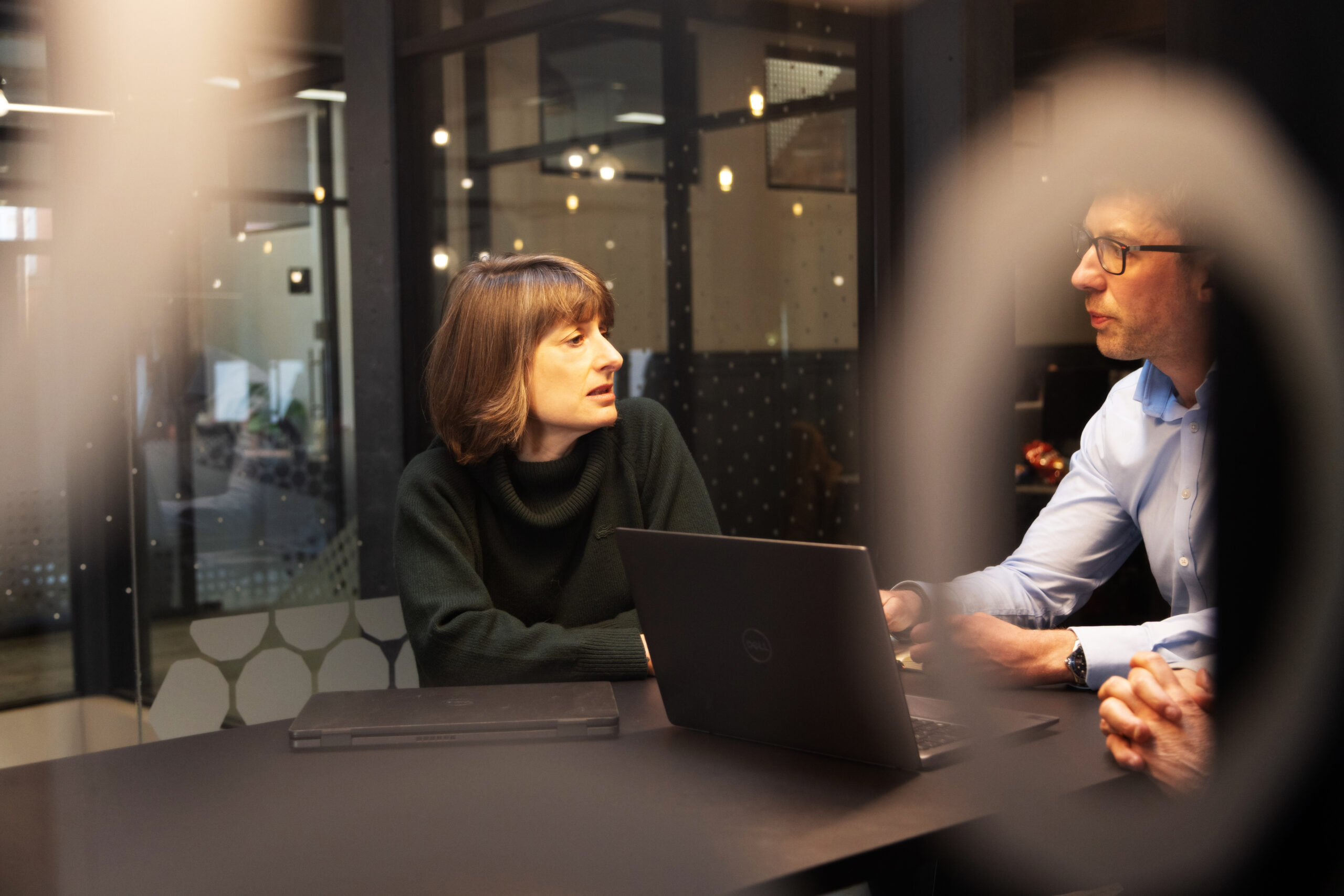 Colleagues in a meeting room