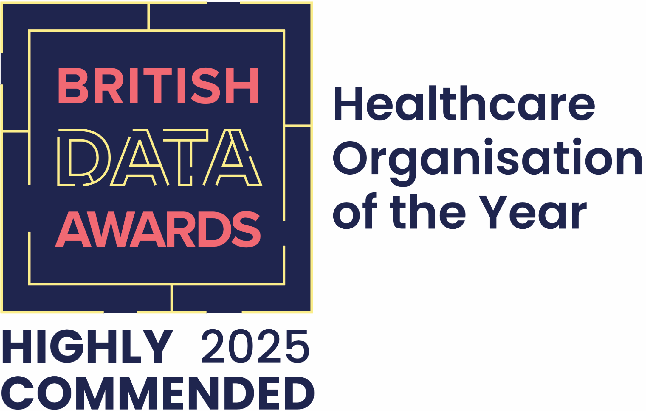British Data Awards 2025 logo