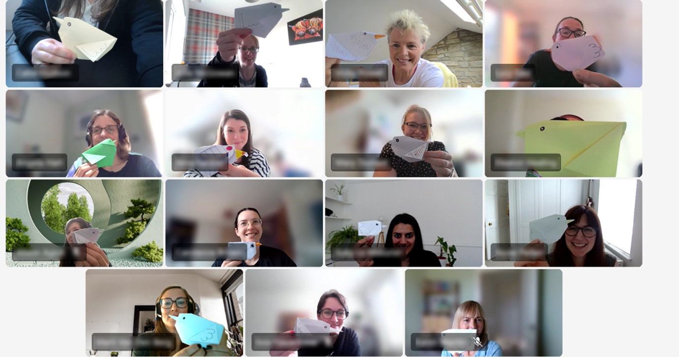 Virtual team event