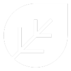Leaf white icon